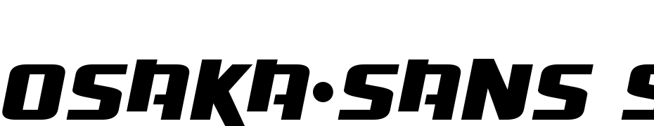 Osaka Sans Serif cкачать шрифт бесплатно